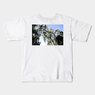 Weaping Willow in the Sun Kids T-Shirt